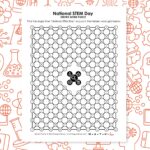 national stem day hidden word puzzle.