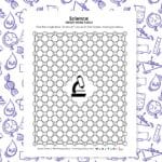 science hidden word puzzle.