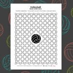 volleyball hidden word puzzle.