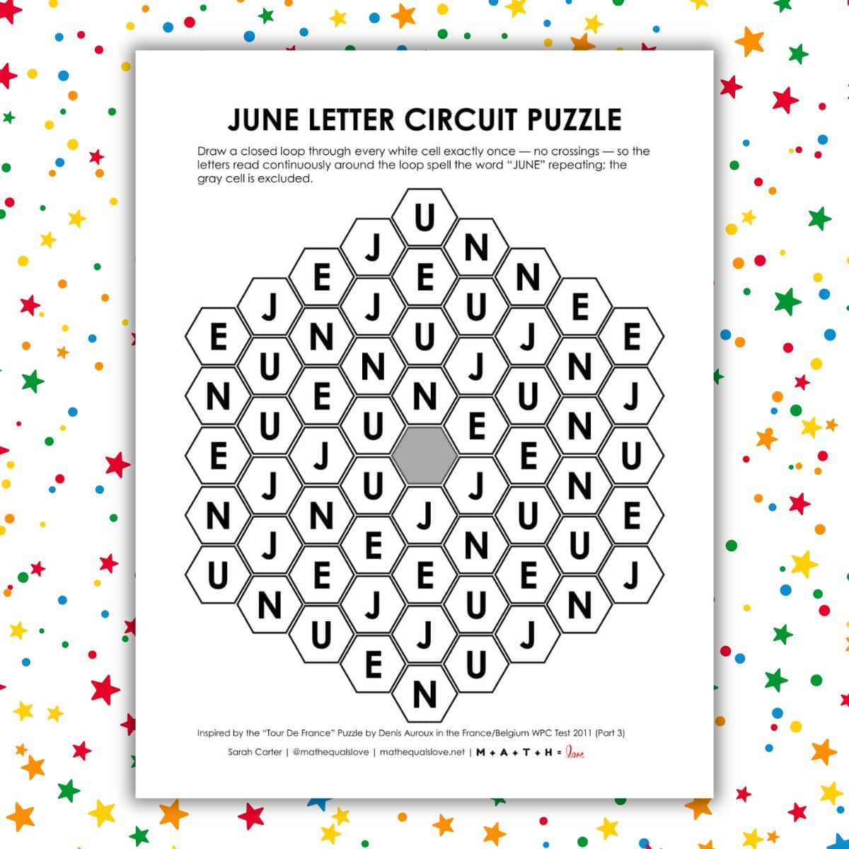 june letter circuit puzzle.