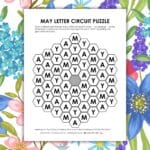 may letter circuit puzzle.