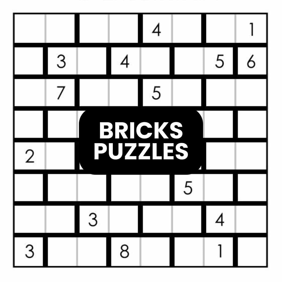 bricks latin square logic puzzles.