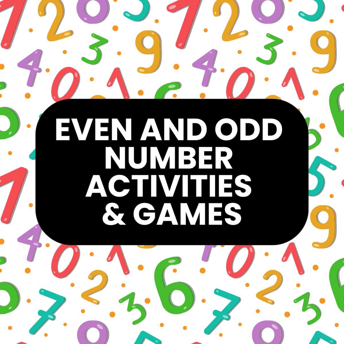 free printable activities for teaching even vs odd numbers.
