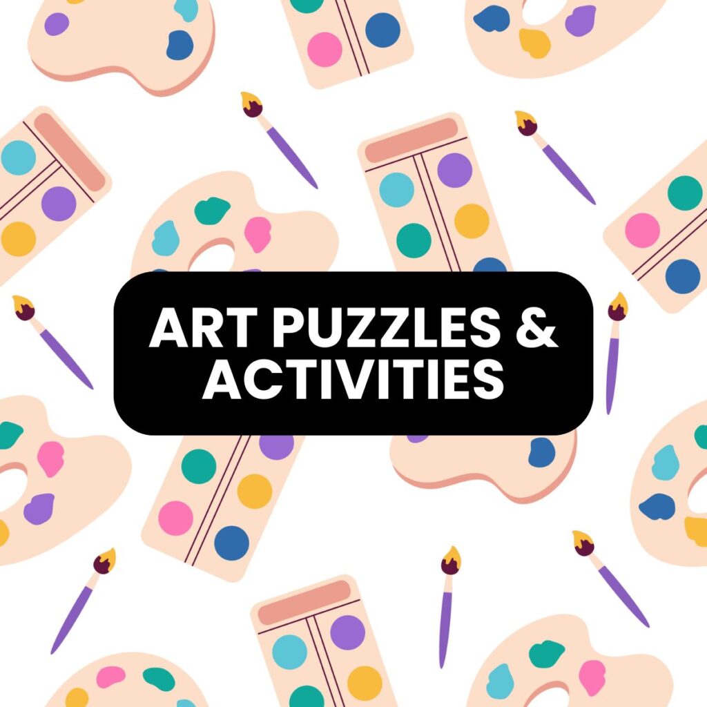 art puzzles and activities for the classroom.