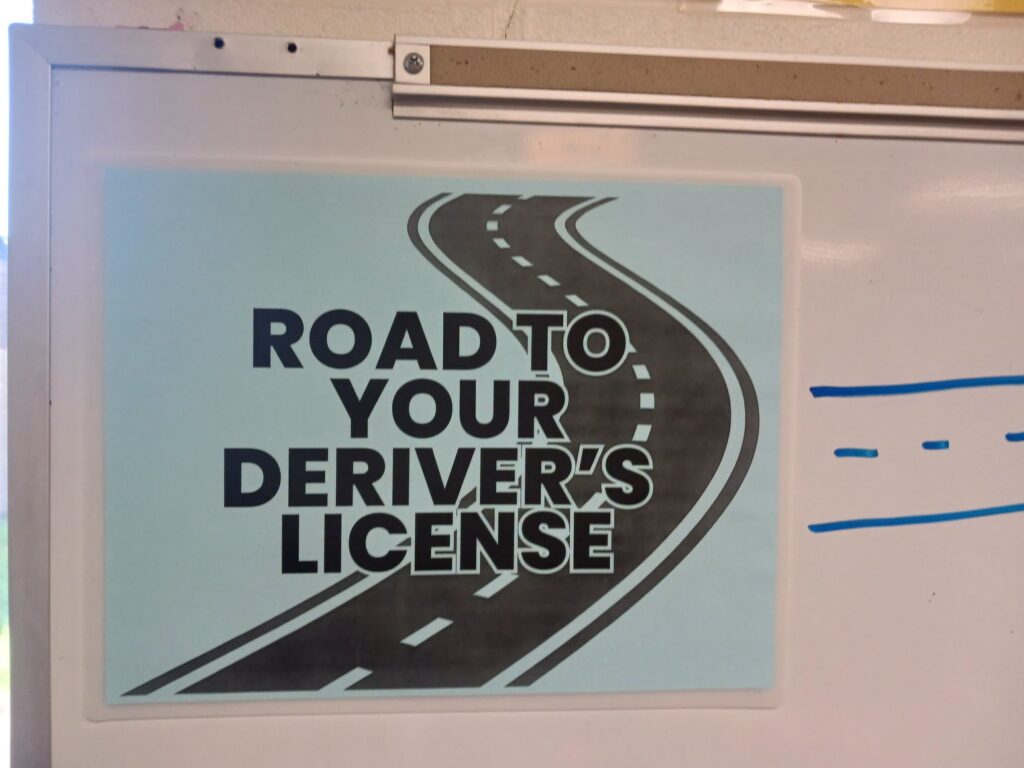 road to your deriver's license poster.