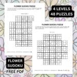 free printable flower sudoku puzzles.