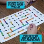 grand tour jumbo logic puzzles with craft sticks.