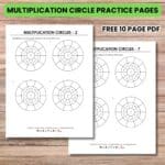 multiplication circle practice worksheets pdf.