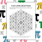 pi day letter circuit puzzle.