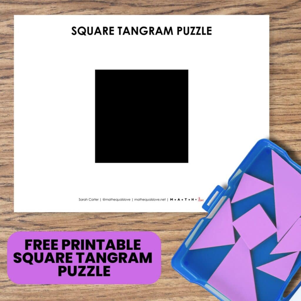 square tangram puzzle.
