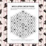 witch letter circuit puzzle.