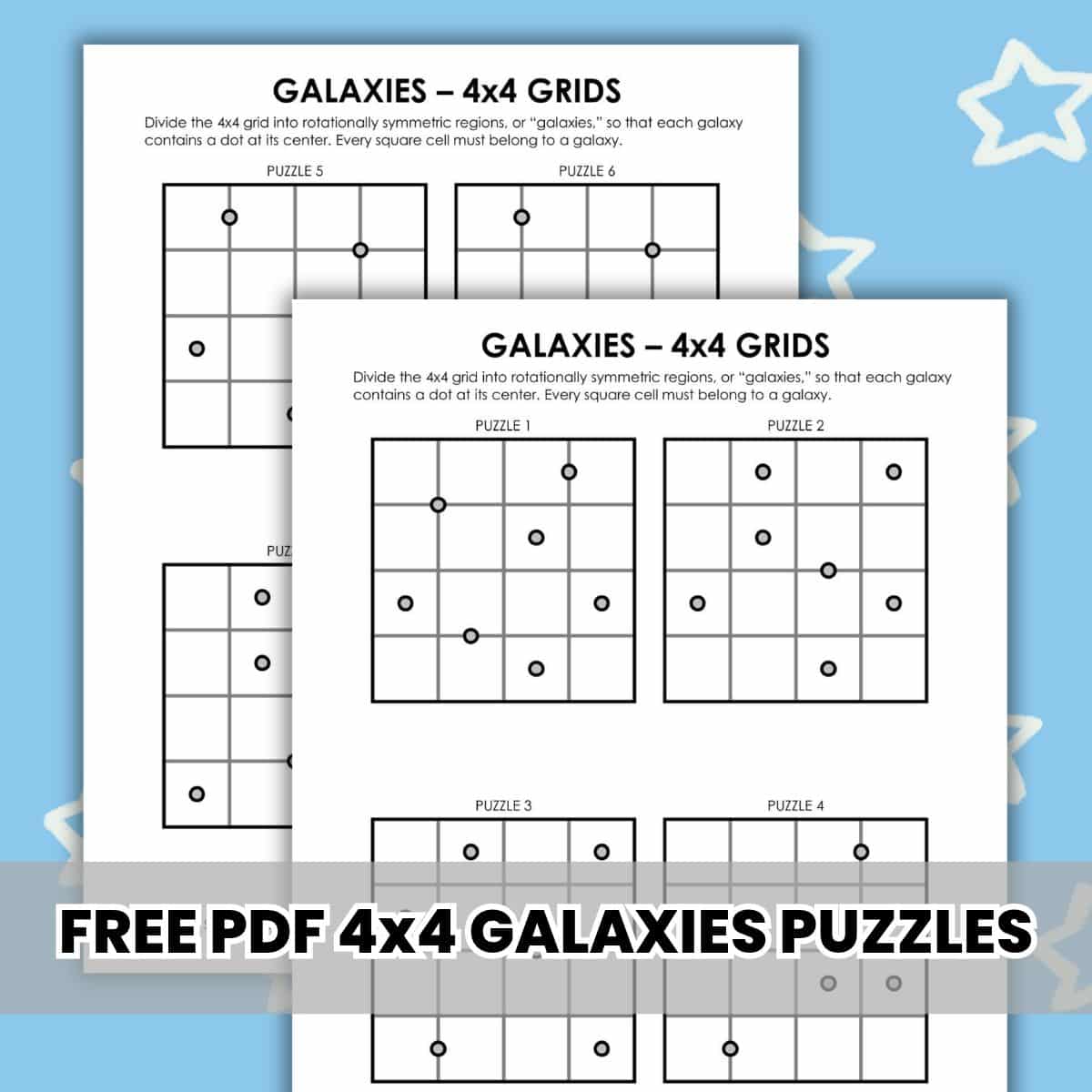 4x4 galaxies logic puzzles pdf free.