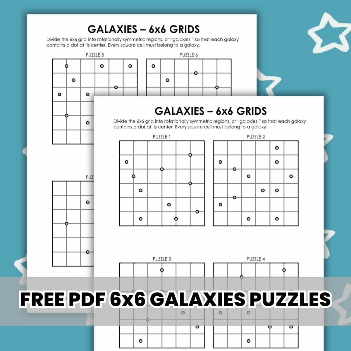 6x6 galaxies puzzles (tentai show) pdf.