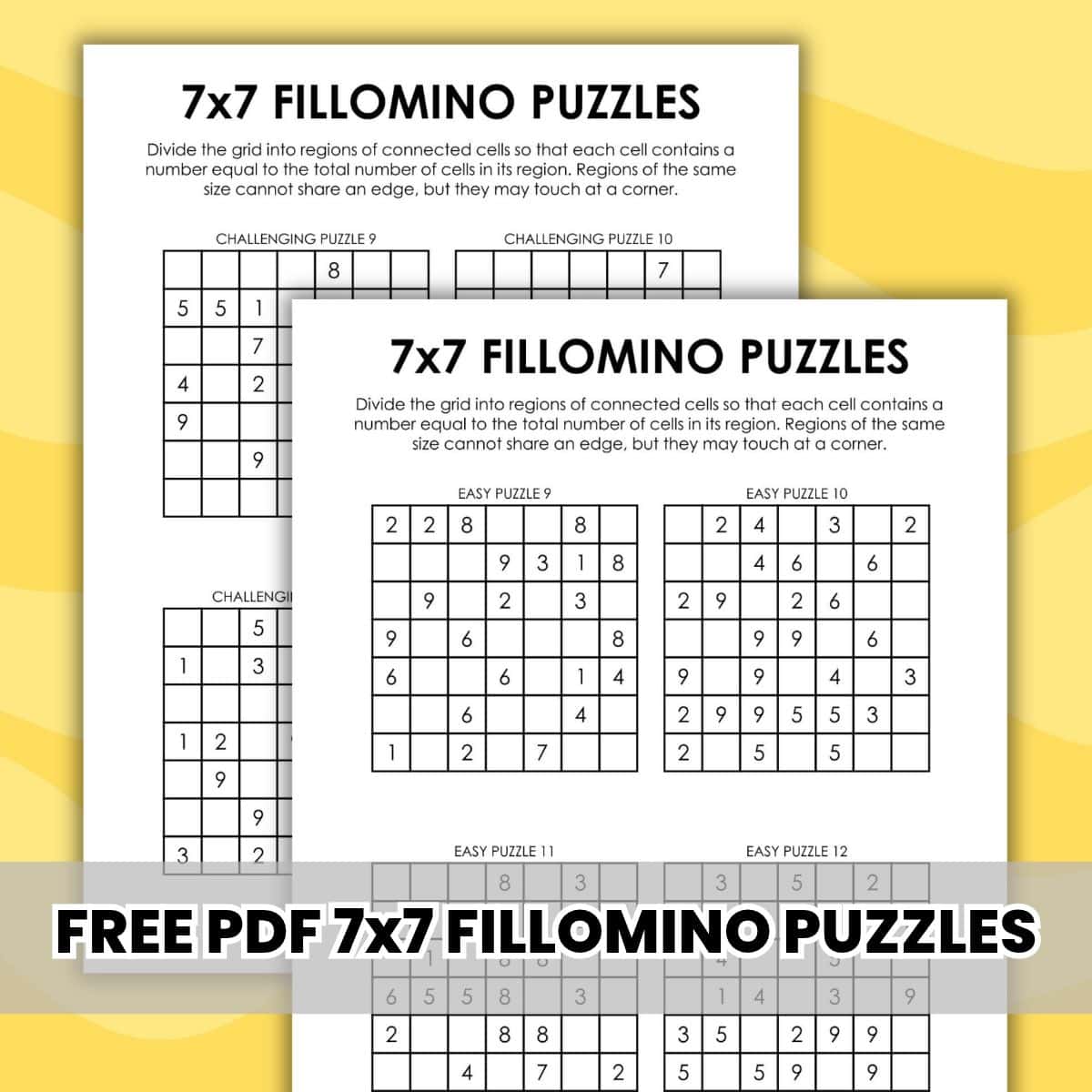 7x7 fillomino logic puzzles pdf.