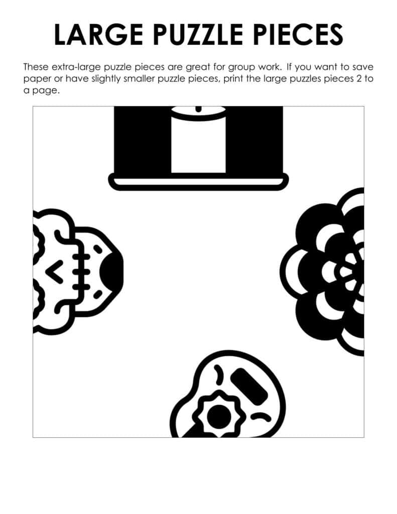jumbo pieces for day of the dead edge matching puzzle.