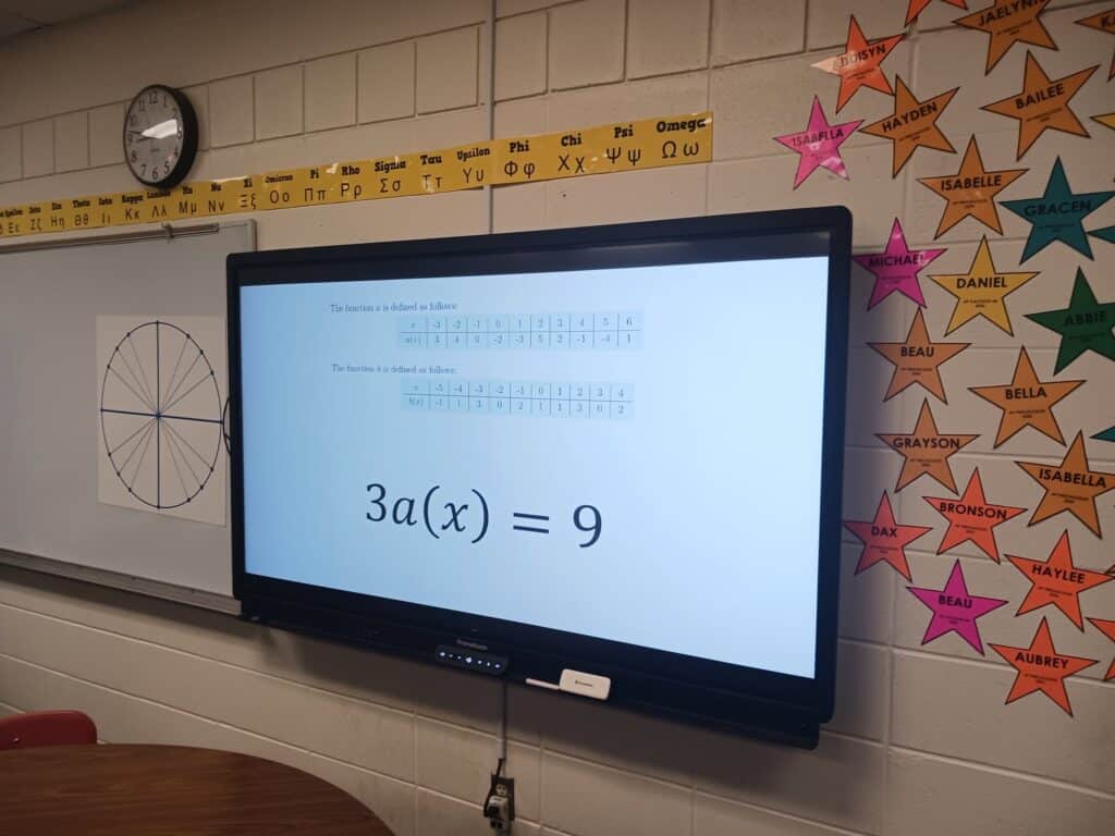 inverse functions four in a row activity