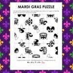 mardi gras edge matching puzzle.